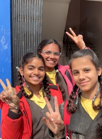 Students at Govt. HSS Gandhinagar