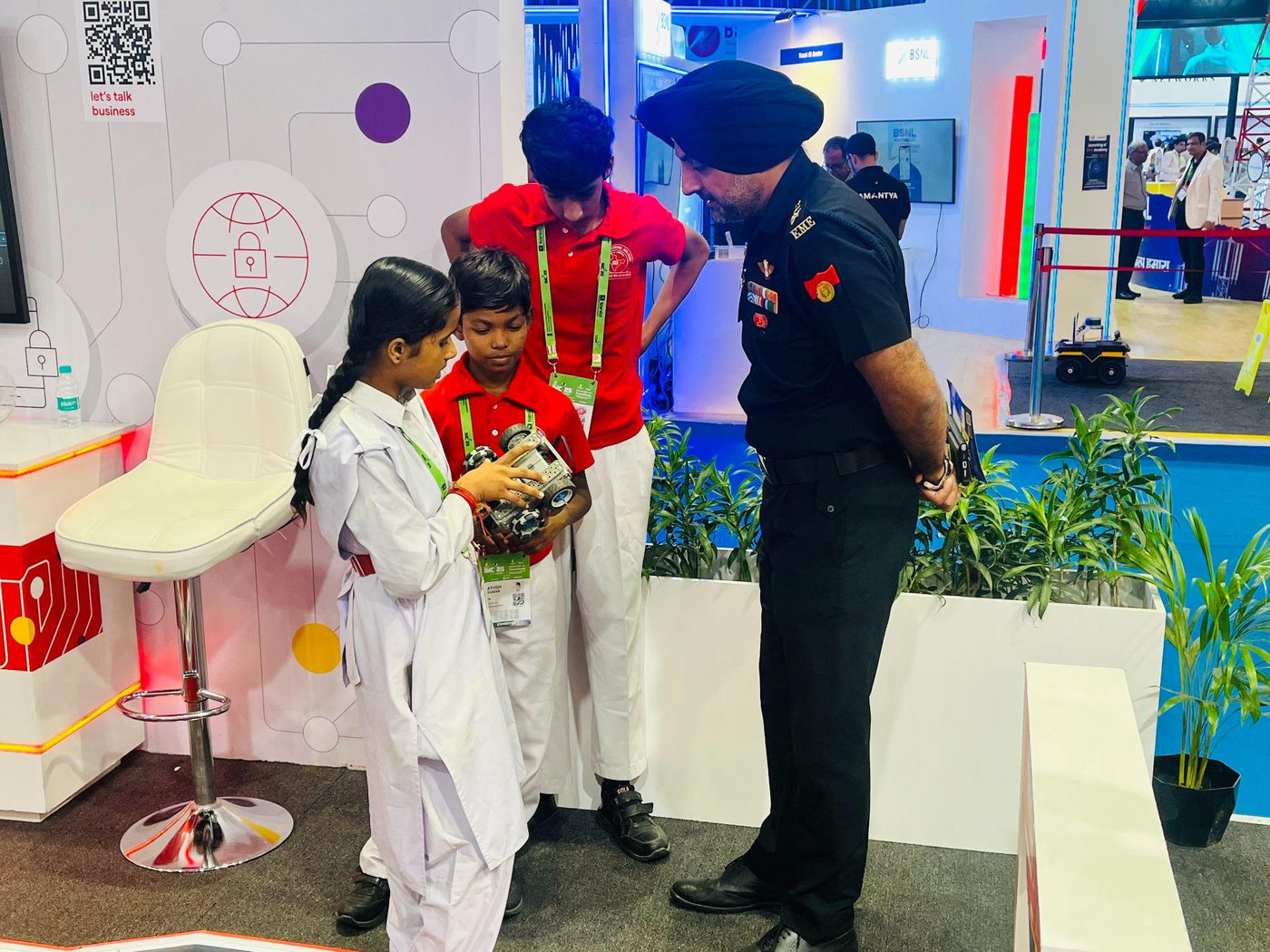 Students Gained National Recognition at Indian Mobile Congress